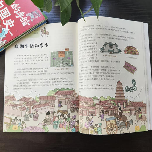 给孩子看的手绘全景中国史 全4册 7-10岁 尤文童书 著 儿童文学 商品图2
