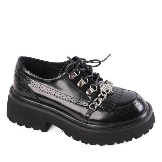 弗洛丹尼2022圆头超轻厚底时尚女鞋 D225418 商品图7