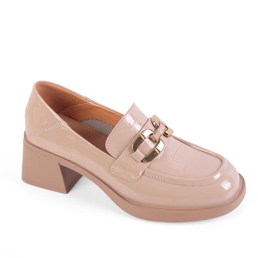 弗洛丹尼2022圆头超轻中跟时尚女鞋 D225548 商品图2