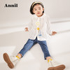 安奈儿女童全腰梭织牛仔单裤xg216523 商品缩略图3
