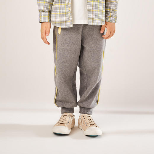 安奈儿男童全腰针织单裤xb216545 商品图0