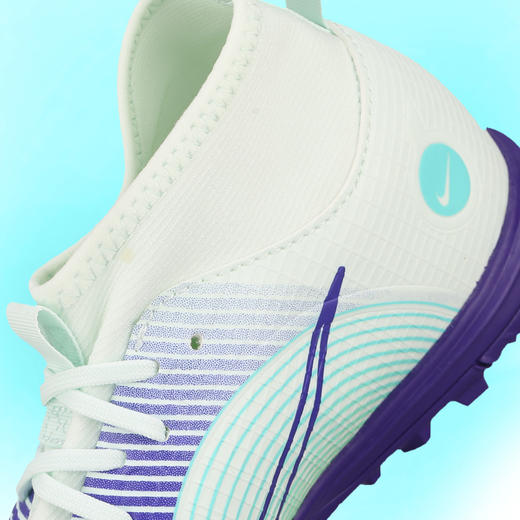 NIKE/耐克刺客14MDS配色儿童款中端高帮TF青少年足球鞋DN3776-375 商品图3