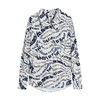 LILY2022春新款女装小众设计感印花宽松垂顺衬衫上衣122130C4219 商品缩略图4