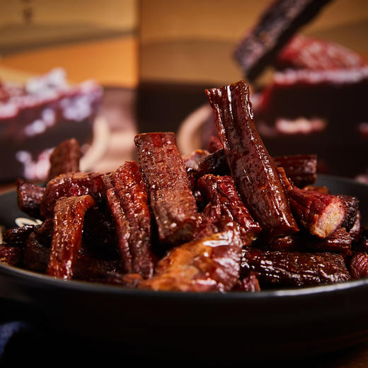 内蒙特产 犁捌苑碳烤原味牛肉干500克/1000克包邮 商品图2