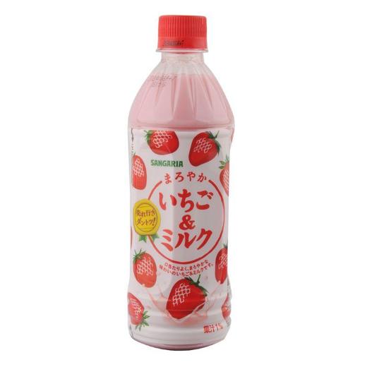三佳丽草莓牛奶味饮料500ml/瓶 商品图0