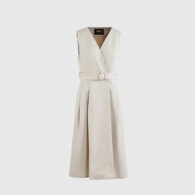 斜抄领大摆气质马甲