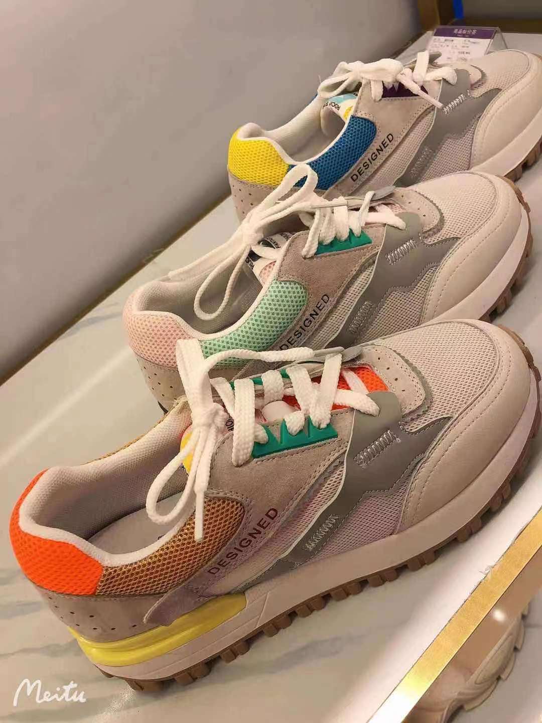 西村名物2021春季新款女子休闲老爹鞋X21AM15561