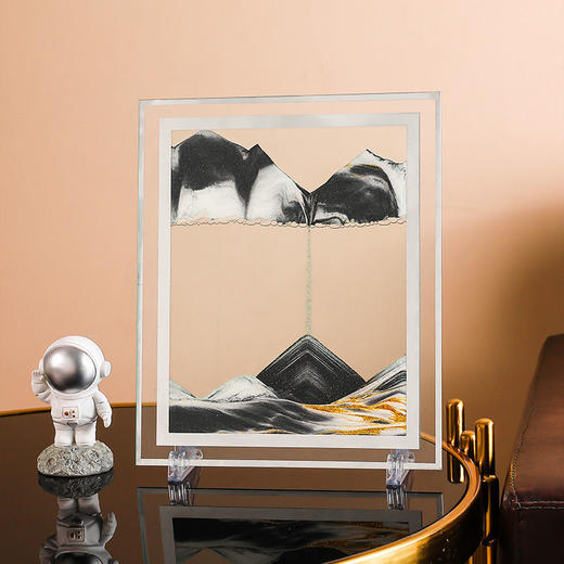 创意流沙画沙漏摆件液体解压艺术生日礼物男女生桌面装饰品 商品图2