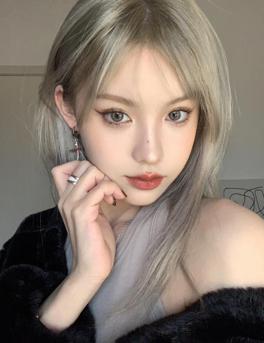 【日抛】墨玉灰·Yukicon丨14.0mm（日抛/一盒10片装） 商品图2