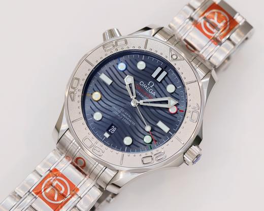 『OR新表』欧米茄海马2022  特别版腕表 Seamaster Diver 300M Beijing 2022 Special Edition新作依然采用42mm 精钢表壳，钛金属表圈浮雕 商品图13
