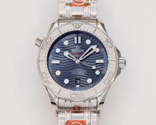 『OR新表』欧米茄海马2022  特别版腕表 Seamaster Diver 300M Beijing 2022 Special Edition新作依然采用42mm 精钢表壳，钛金属表圈浮雕 商品图2