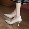 OLD-A609aa复古法式气质尖头高跟鞋女2022新款性感细跟通勤职业浅口四季单鞋 商品缩略图2