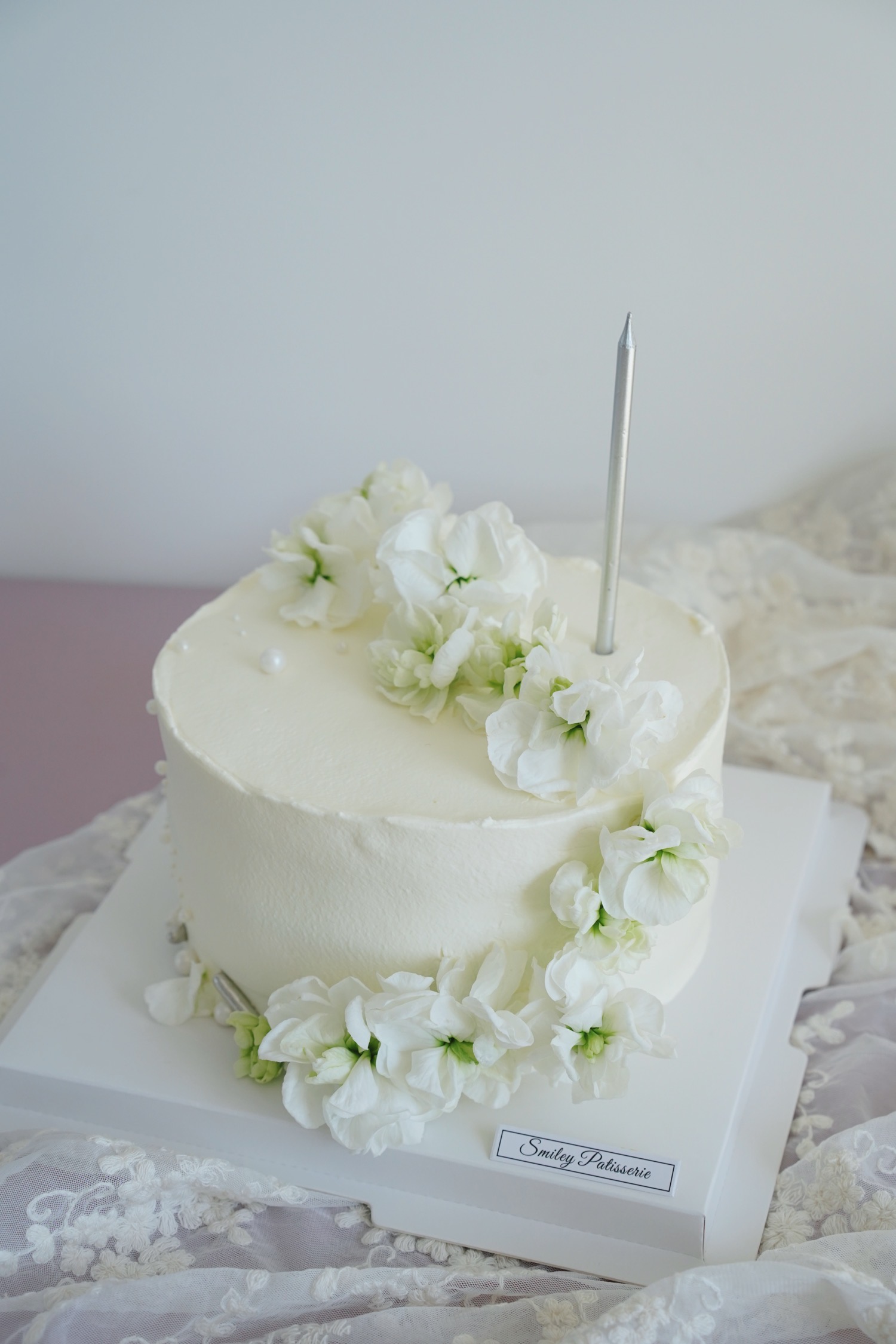花艺奶油蛋糕 | 原味 | 开心果奶油 - 花簪