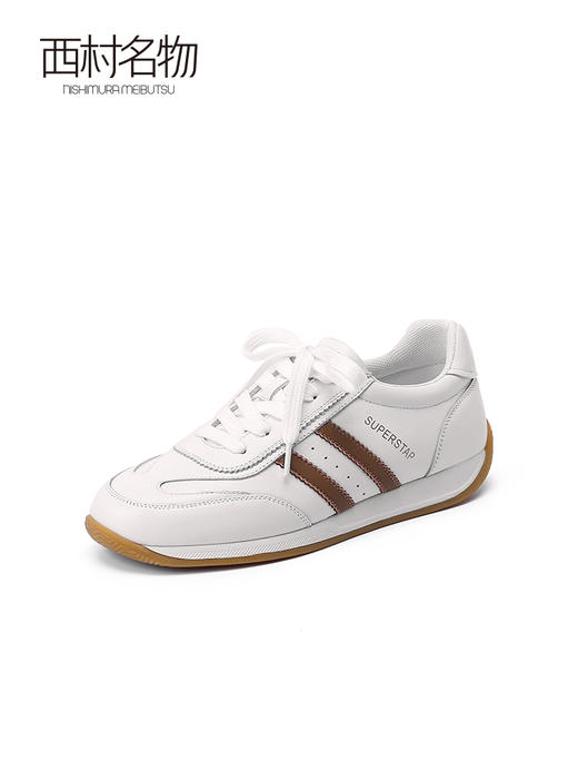 西村名物2022春季新款阿甘鞋低帮流行软底浅口小白鞋帆布鞋T22AM19731 商品图2