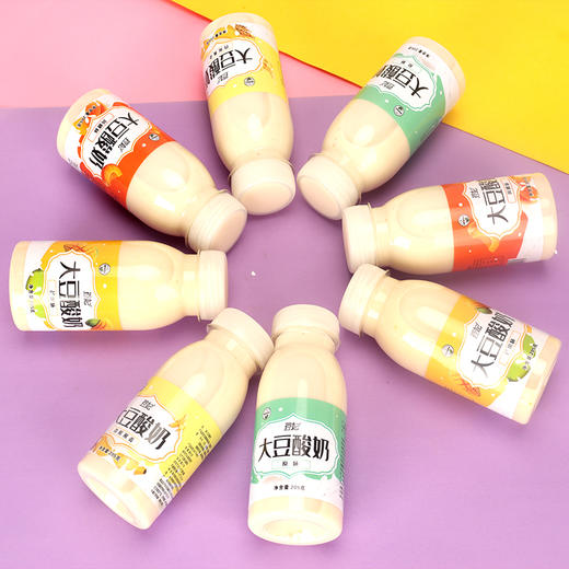 豆妃素酸奶  富含活性益生菌 助消化 元气满满小瓶装205g/瓶  大瓶装900g/瓶 商品图6