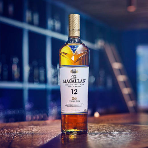 麦卡伦 蓝钻12年双桶单一麦芽威士忌700ml 商品图1