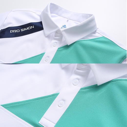 BLS-002C（PROSIMON高尔夫男款春夏拼接短袖翻领Polo衫） 商品图2