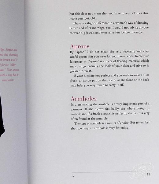 时尚小词典 英文原版 Little Dictionary of Fashion A Guide to Dress Sense for Every Woman 服装设计 剪裁 商品图6