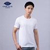 GOOD LUCK/德鲨棉莫代尔混纺质感前胸图案舒适百搭圆领短袖T恤BY23507 商品缩略图6
