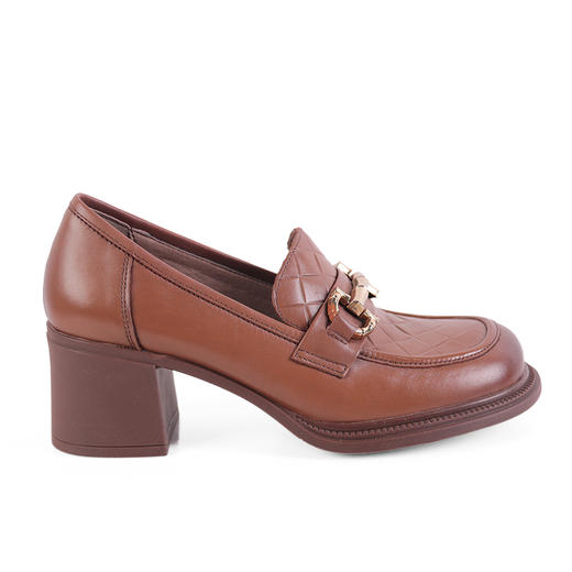 弗洛丹尼2022圆头超轻中跟时尚女鞋 D225578 商品图4