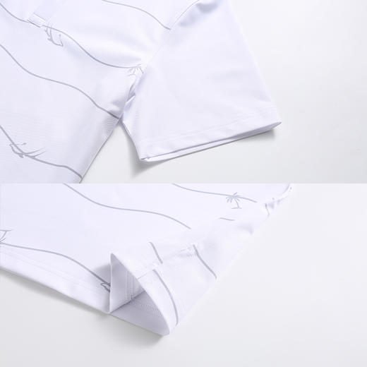 BLS-010B（PROSIMON高尔夫男款春夏短袖海洋印花翻领Polo衫） 商品图3