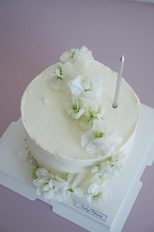 花艺奶油蛋糕 | 原味 | 开心果奶油 - 花簪 商品图2