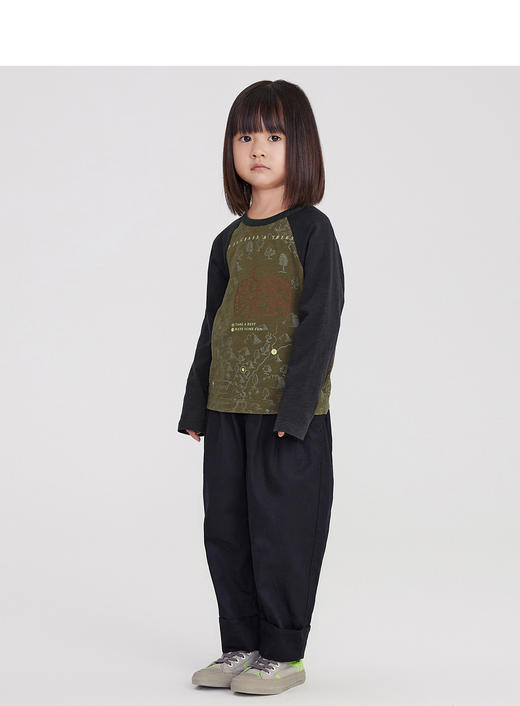 江南布衣婴童  22年春装新品长袖T恤  1MB133010 商品图6