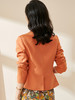爱马仕橙小西装 修身立裁 高级耐看  米思阳春季新款气质短外套一粒扣显瘦通勤OL西装0157 商品缩略图3