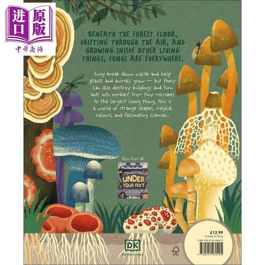 【中商原版】Humongous Fungus DK出版 巨型菌 英文原版 Wenjia Tang唐文嘉 儿童百科知识绘本 大自然动植物 真菌类生物科普图画书 5岁以上 商品图1