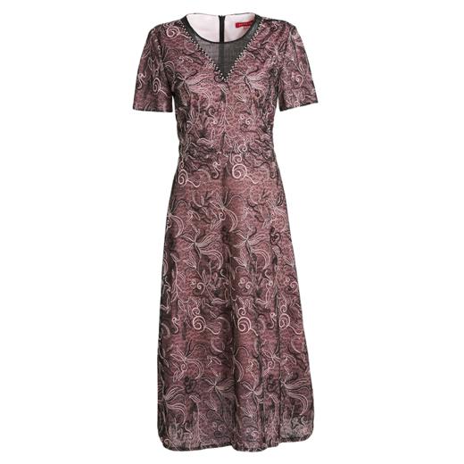 皮尔卡丹女装年夏季新款重工刺绣蕾丝连衣裙P1254D1072B0
 商品图5