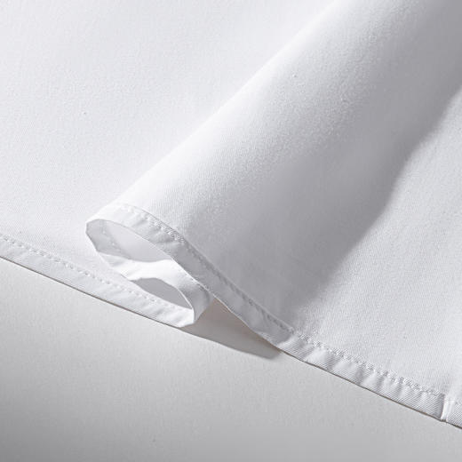 【精美刺绣】罗蒙春秋款男士长袖衬衫纯色简约商务正装职业工装衬衣通勤衬衫男 商品图11