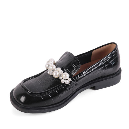 弗洛丹尼2021圆头超轻厚底时尚女鞋 D225517 商品图6