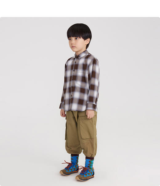 江南布衣婴童  22年春装新品 长袖衬衫   1MB273020 商品图1