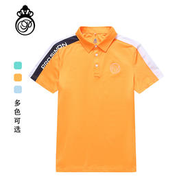 BLS-008C（PROSIMON高尔夫男款春夏短袖不对称设计翻领Polo衫