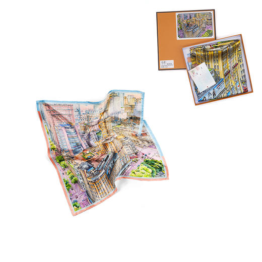 印象南京路丝巾 商品图3