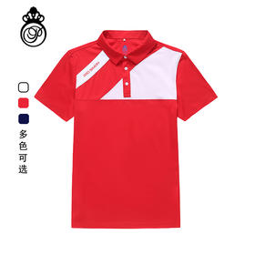 BLS-002A（PROSIMON高尔夫男款春夏拼接短袖翻领Polo衫）