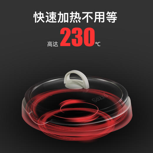 日本西哲Sezze鸳鸯电火锅多功能不粘家用电热锅 商品图2