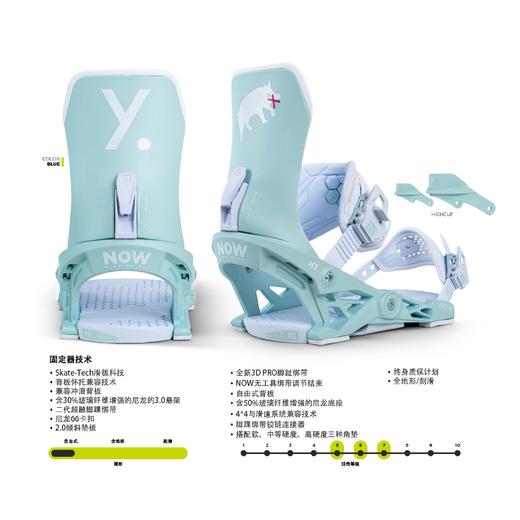 Now 22-23 Select Pro X Yes. Yes团队滑手的首选  Blue 男款 固定器 商品图1