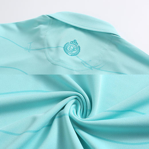 BLS-010A（PROSIMON高尔夫男款春夏短袖海洋印花翻领Polo衫） 商品图4