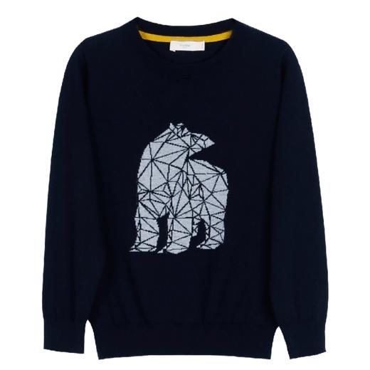 mettekids儿童毛衣2022春季新款韩系童装洋气潮打底衫男童针织衫 商品图5