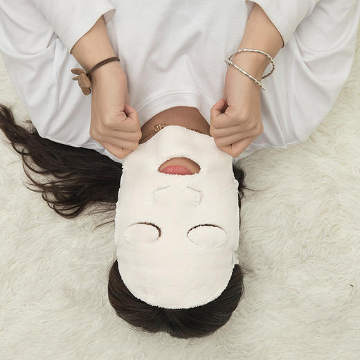 【热冷敷毛巾】加厚面膜罩 蒸脸巾 美容脸部蒸汽加热敷眼巾 商品图1