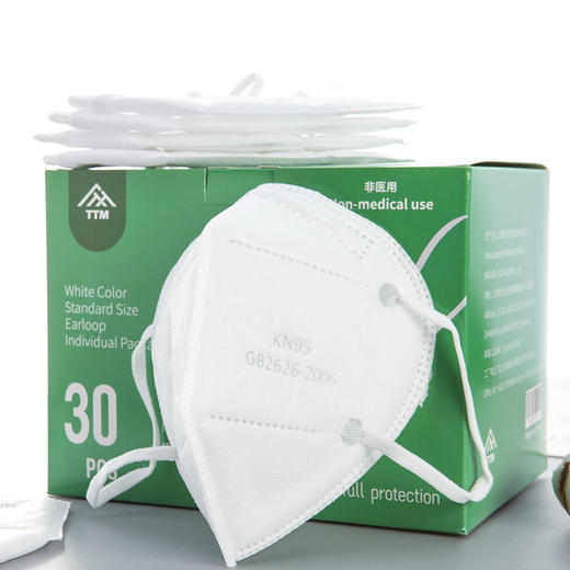 G706  自留款！！拓太木KN95口罩  加厚 双层熔喷布 有质检!! 商品图2