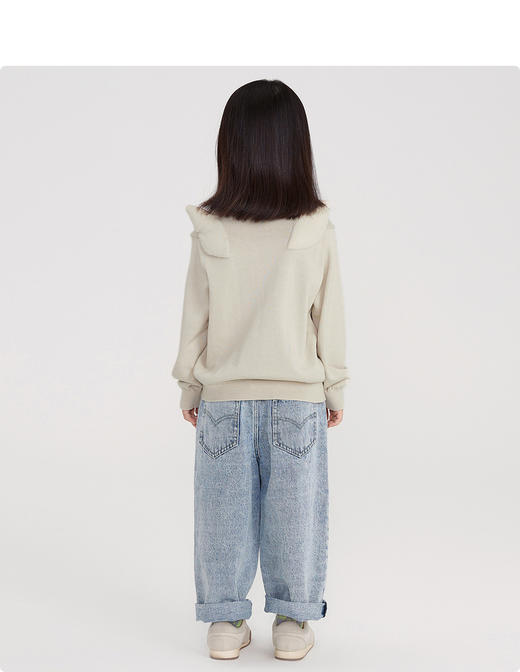 江南布衣婴童  22年春装新品  长袖套头毛衫 1MB331120 商品图7