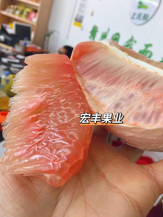 宏丰精选 泰国青皮金柚 水分足，口感好  活动价35元一个 商品图3