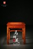红桥红  家具严选  缅甸花梨（大果紫檀）【40马蹄腿带束腰 方凳】 商品缩略图0