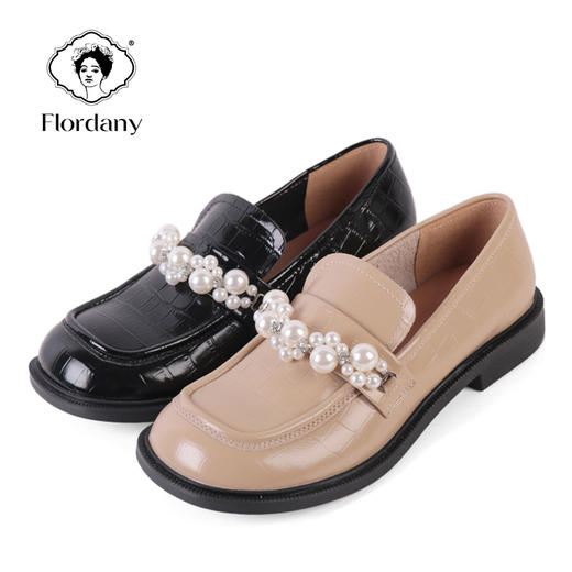 弗洛丹尼2021圆头超轻厚底时尚女鞋 D225517 商品图0