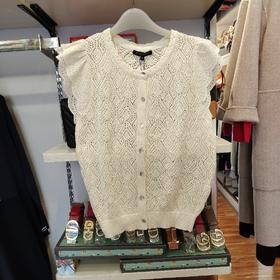 女花边袖开衫06841