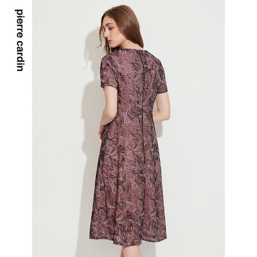 皮尔卡丹女装年夏季新款重工刺绣蕾丝连衣裙P1254D1072B0
 商品图2