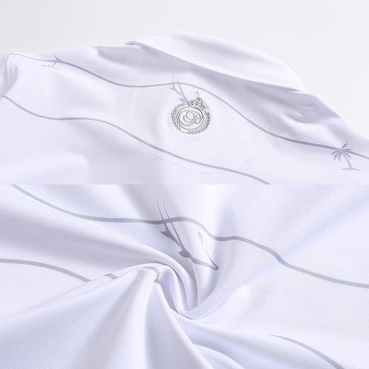 BLS-010B（PROSIMON高尔夫男款春夏短袖海洋印花翻领Polo衫） 商品图4