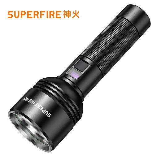 SUPERFIRE神火D18手电筒36W强光远射USB充电超亮防水户外照明日常家用LED手电 商品图0